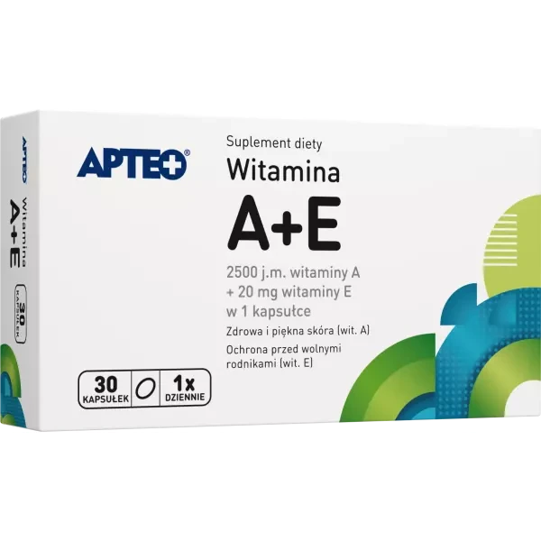 Witamina A + E Apteo, 30 kapsułek