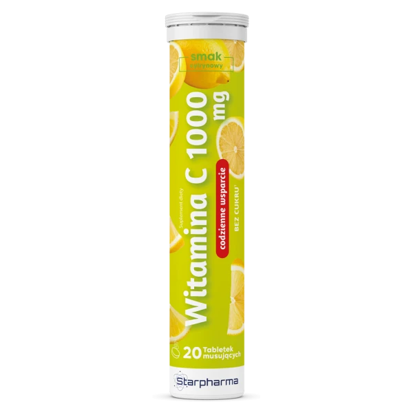 Witamina C 1000 mg, 20 tabl. mus.