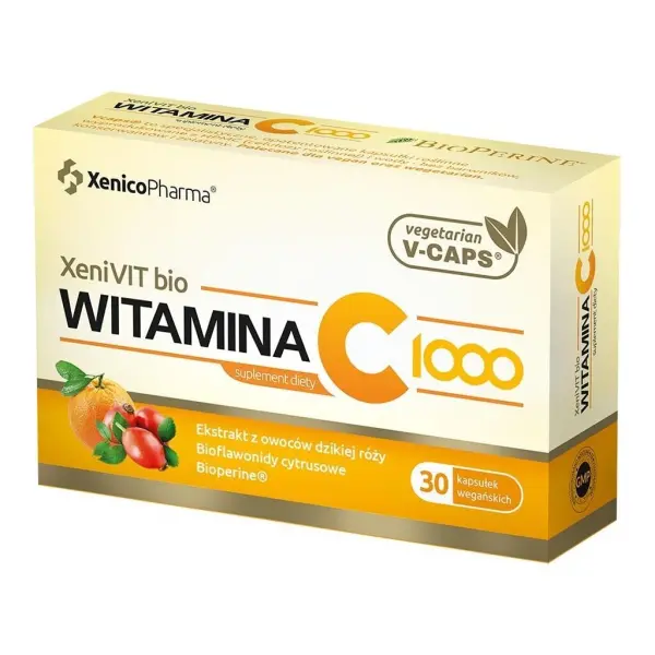 Witamina C 1000 mg 30 kapsułek