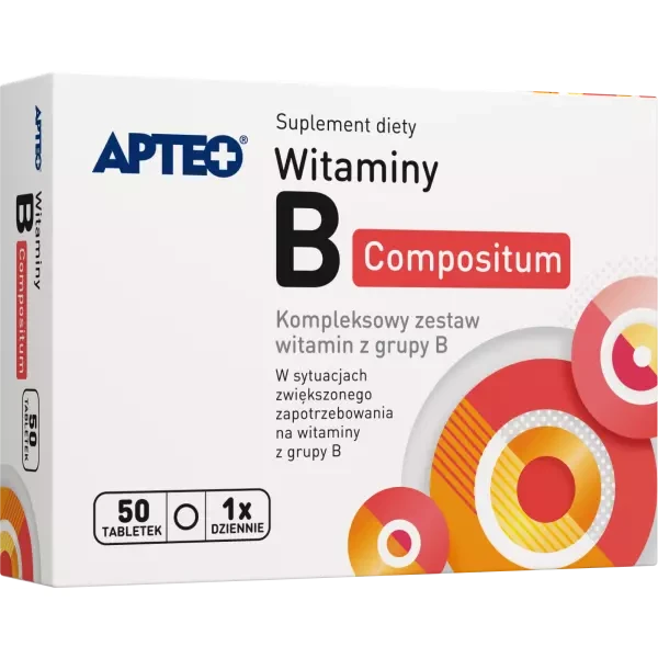 Witaminy B Compositum Apteo, 50 tabletek