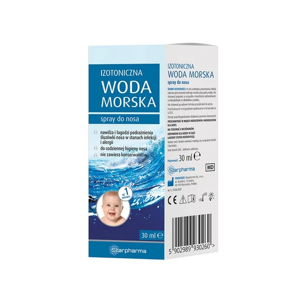 Woda morska izotoniczna, 30 ml