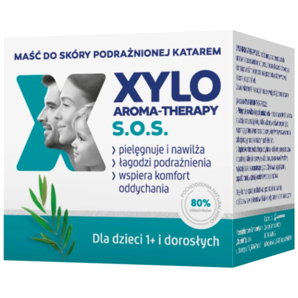 Xylo Aroma-Therapy S.O.S. Maść do skóry podrażnionej katarem dla dzieci 1+, 15 ml