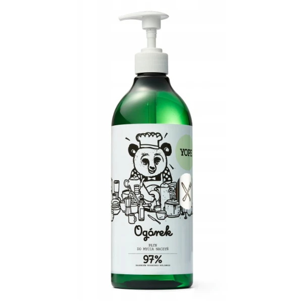 YOPE Płyn do mycia naczyń Ogórek, 750 ml