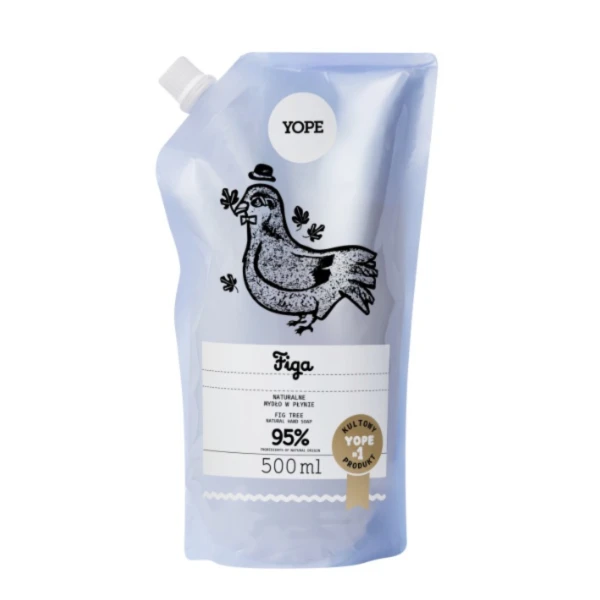 YOPE Refill Mydło w płynie do rąk Figa, 500 ml