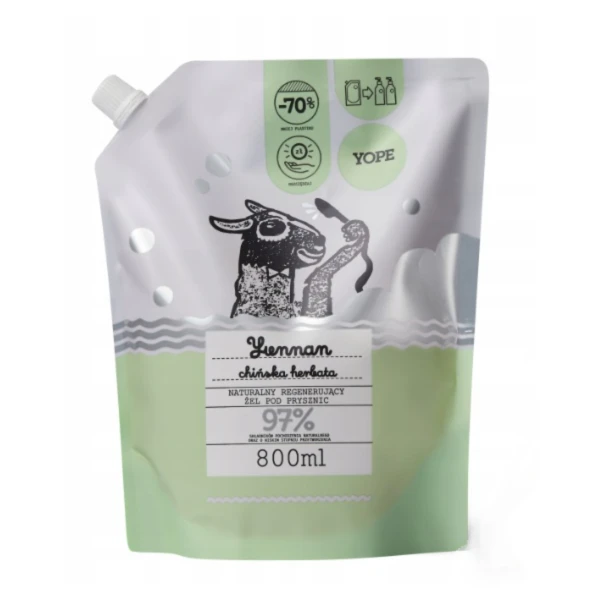 YOPE Refill Żel pod prysznic Yunnan chińska herbata, 800 ml
