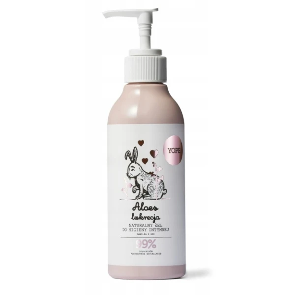 YOPE Żel do higieny intymnej Aloes i lukrecja, 300 ml