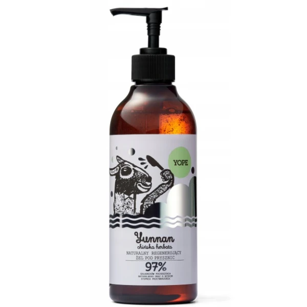 YOPE Żel pod prysznic Yunnan chińska herbata, 400 ml