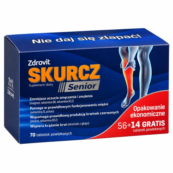 Zdrovit Skurcz Senior, 70 tabl.