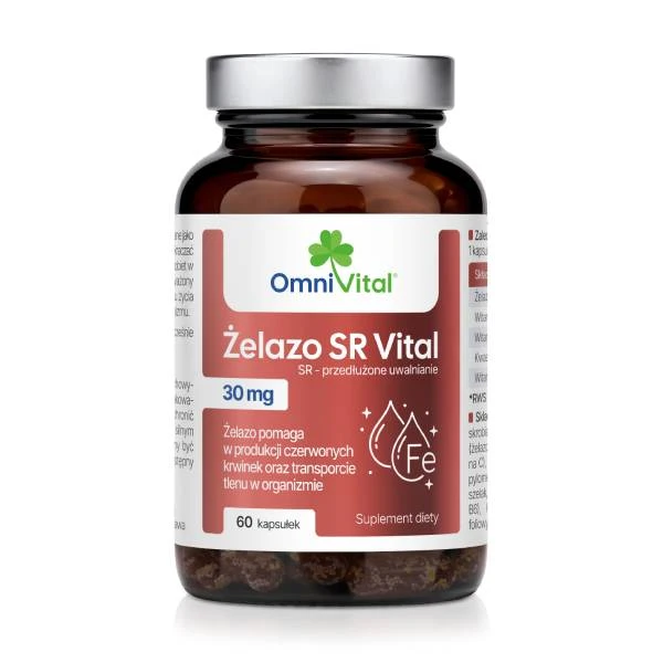 Omni Vital Żelazo SR Vital, 60 kapsułek