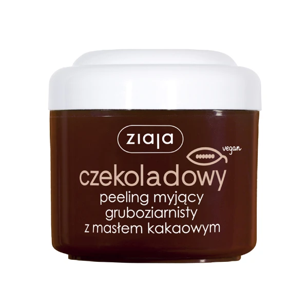 Ziaja Czekoladowy Peeling myjący gruboziarnisty z masłem kakaowym, 200ml