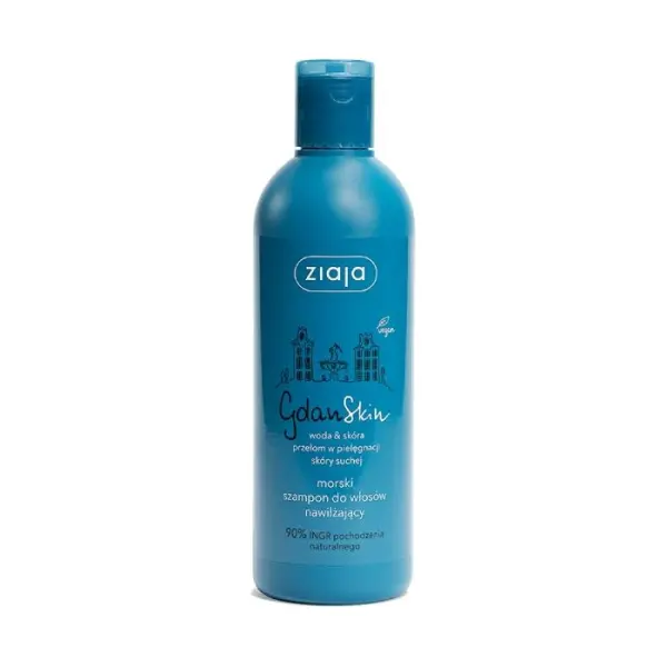 ZIAJA Gdanskin Morski szampon do mycia włosów nawilżający, 300ml