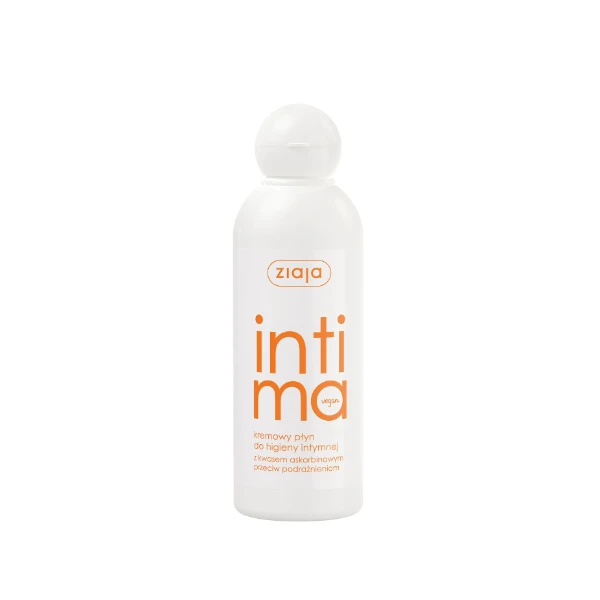 ZIAJA Intima Płyn do higieny intymnej kremowy z kwasem askorbinowym, 200 ml