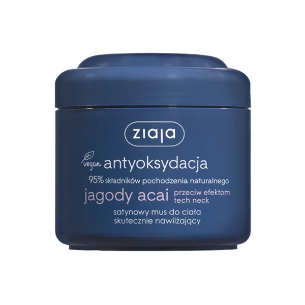 Ziaja Jagody Acai Mus do ciała nawilżający, 200ml