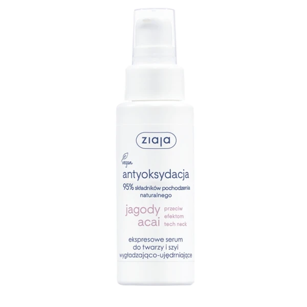 Ziaja Jagody Acai Serum do twarzy wygładzająco-ujędrniający, 50ml