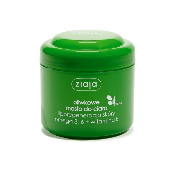 Ziaja Masło Oliwkowe do ciała liporegeneracja skóry omega 3, 6 + witamina E, 200ml
