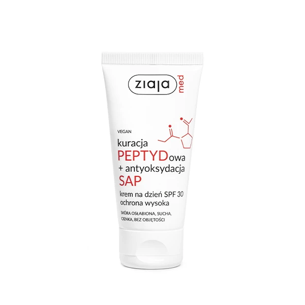 Ziaja Med Kuracja Peptydowa + Antyoksydacja SAP Krem na dzień SPF 30, 50 ml