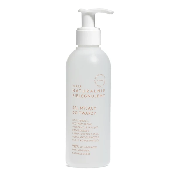 Ziaja Naturalnie Pielęgnujemy Żel myjący do twarzy, 190ml