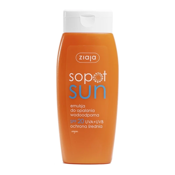 Ziaja Sopot Sun Emulsja do opalania SPF 20, 150ml