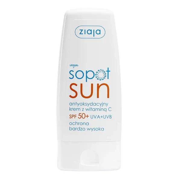 Ziaja Sopot Sun Krem antyoksydacyjne z witaminą C SPF 50+, 50ml