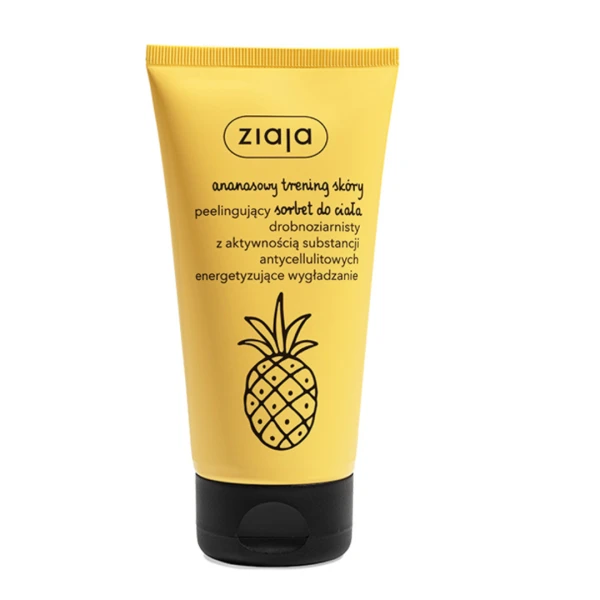 Ziaja Sorbet do ciała peelingujący ananasowy, 160 ml