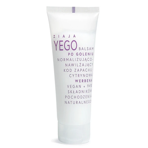 ZIAJA Yego Balsam po goleniu normalizująco-nawilżający cytryna, werbena, 80 ml