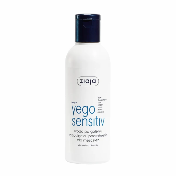 Ziaja Yego Sensitiv Woda na zacięcia po goleniu dla mężczyzn, 200 ml