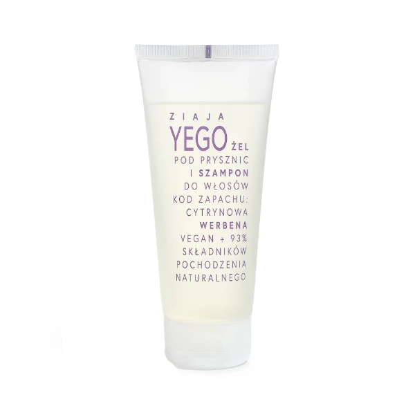 ZIAJA Yego Żel-szampon pod prysznic do włosów cytryna, werbena, 200 ml