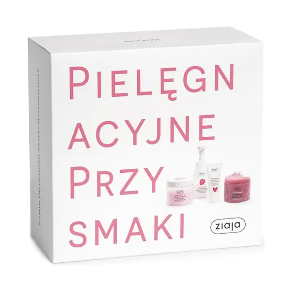 ZIAJA Zestaw prezentowy MARSHMALLOW Peeling + Pianka