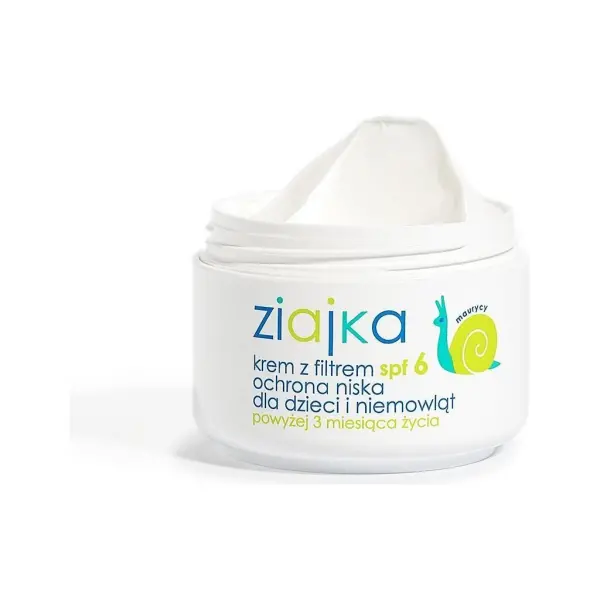 ZIAJA ZIAJKA krem z filtrem spf 6 ochrona niska dla dzieci i niemowląt 50ml