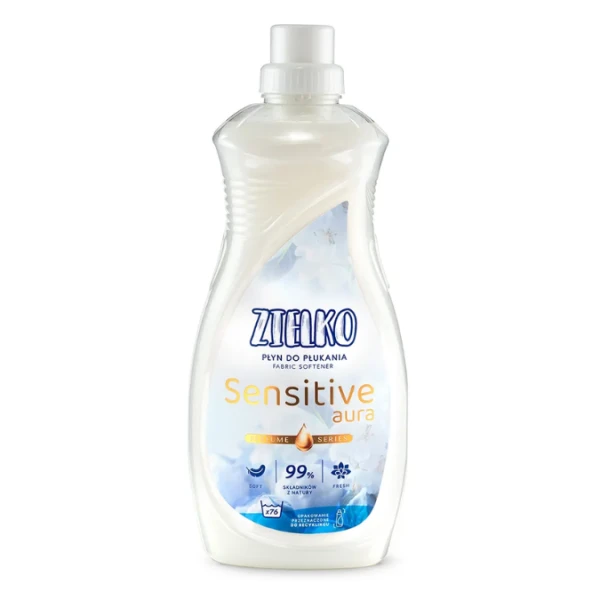 Zielko Sensitive Aura Płyn do płukania biały, 1520ml