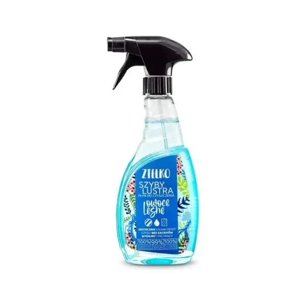 Zielko Szyby Lustra Płyn do czyszczenia owoce leśne 500 ml