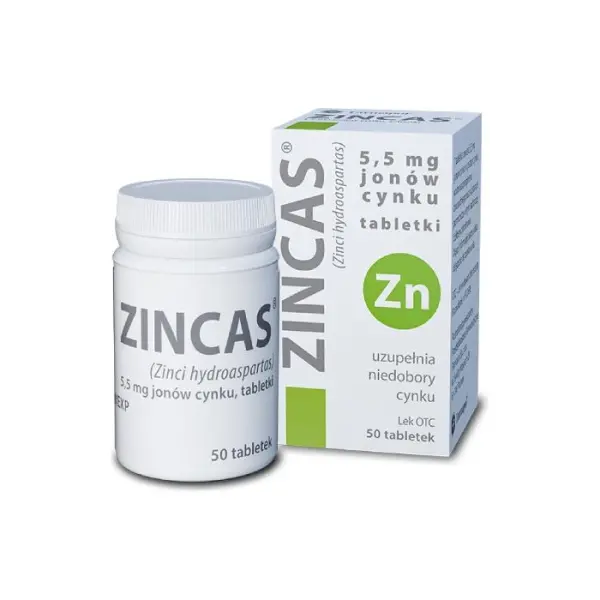 ZINCAS, 50 tabletek