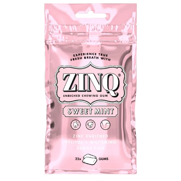 Zinq Sweet Mint gumy do żucia, 22 sztuki